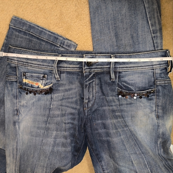 Diesel Blizz Sequins Bootcut Jeans - Picture 14 of 16